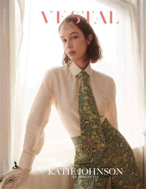 Katie Johnson Poses in Gucci Looks for Vestal 